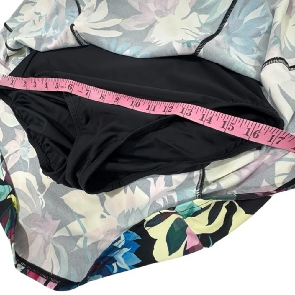 Swim Solutions NWT Women's Bow-Front Swim Dress One piece 12 - Picture 4 of 10